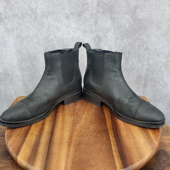 Cole Haan Chelsea Boots Womens 9 B Mara Grand Black Leather Waterproof Pull On - Picture 5 of 12